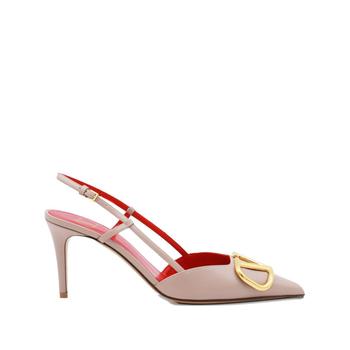 [해외배송]  V로고 시그니처 레더 슬링백 펌프스 WS0R01DSHP45 B0711878899