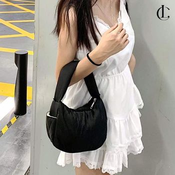 여성 FJ69GH91 미니 숄더백 패딩 만두백 보부상 가방 LRJB004