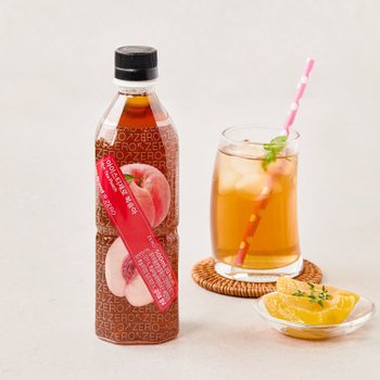 노브랜드 아이스티제로 복숭아 500ml