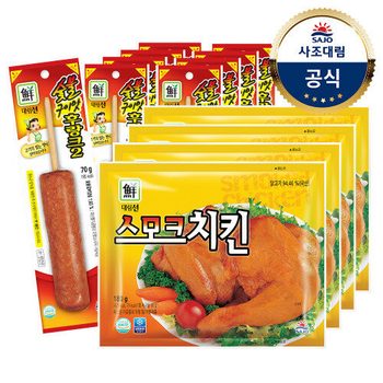 대림냉장ㅣ스모크치킨 180g x4개 +숯불구이맛후랑크2 70g x10개