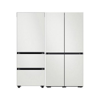 삼성 비스포크 냉장고 김치냉장고 세트 전체코타화이트 RM70F64R1A+RQ33DB74C1AP