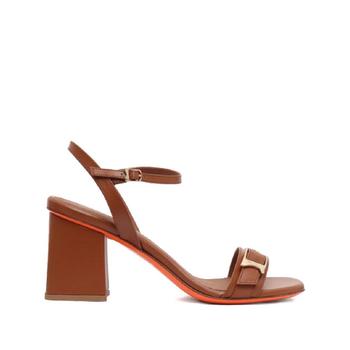 25 FW 산토니 블록 힐 버클 디테일 샌들 WHVT70836HA2TYLC TP440961595