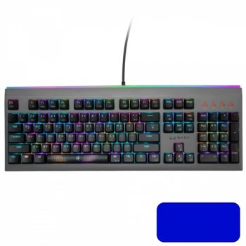 워프 마닉축 RGB 게이밍 키보드청축 기계식 W