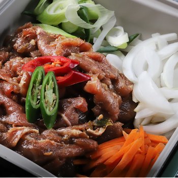 양념 숯불간장불고기 300G 밀키트 홈파티 집들이 안주 반찬 간식 캠핑 요리 음식