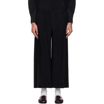 옴므 플리세 이세이 미야케 블랙 플리츠 바텀 2 슬랙스 HP58JF146 TP86872