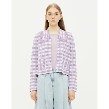 MELTEX [HARTFORD] 바이올렛 스트레치 면 반팔티셔츠 CWTS2E271V1