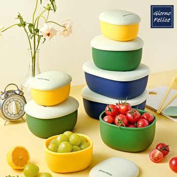 [죠르노펠리체] 더실리 실리콘 간편조리 보관용기 3종 세트(300ml+600ml+1100ml)