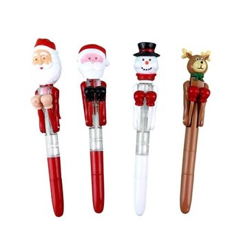 고품질 불빛나는라이트볼펜 4종24p 불빛펜 단체 선물펜 24개 (WFKA1H8)