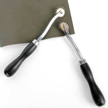 가죽 바느질 마킹 휠 룰렛 표시 바느질 가죽공예