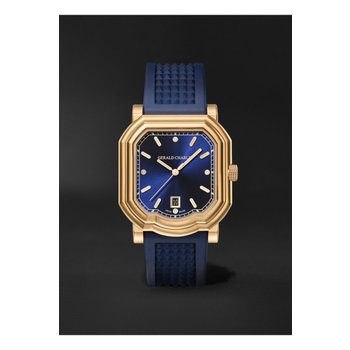 마에스트로 2.0 울트라 씬 오토매틱 18K 로즈 골즈 고무 39mm 시계, 레퍼런스 넘버 GC2.0-RG-01