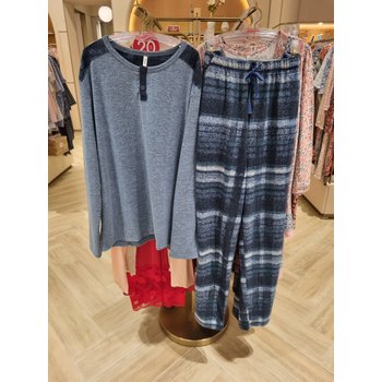 [신세계백화점]T)24FW레노바 베를린 체크 남성 상하의 세트 (TDMET722NY/TDMEF722NY)