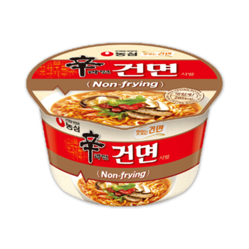 농심 신라면 건면 큰컵사발면 77g x 7개