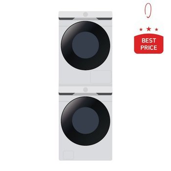 (K)그랑데 AI 세탁기+건조기 WF21DG6650BW+DV21DG8600BW 무료배송