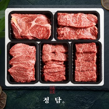 SSG정담  1++(7)등급 농협영주한우 VVIP 로스모음1호 3kg