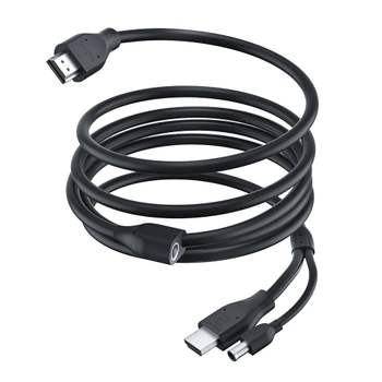 삼성스페이스모니터용 HDMI+전원 케이블 2M (블랙) BN3902467A S32R750 LS27R750