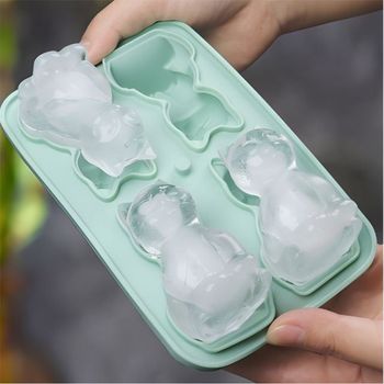 실리콘 고양이 얼음트레이 위스키 왕얼음틀 동물 몰드 위스키