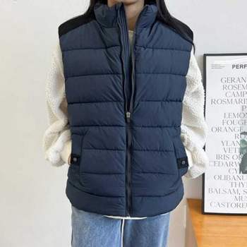 소매 QT44VK99 인기 여성 라인 밴딩 감성 베스트 오리털 덕다운