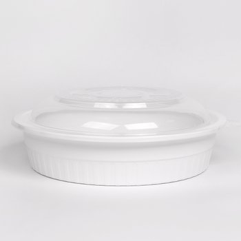 [BW] 아구찜 갈비찜 해물찜 배달 포장 PP 원형 찜용기+뚜껑포함 (대) 100세트