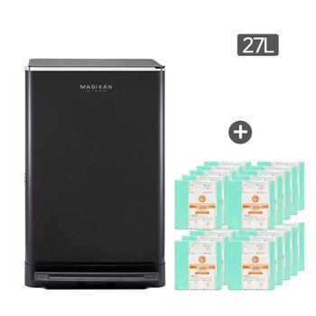 매직캔 휴지통 쓰레기통 크롬히포 271L 재규어 (추가 리필 20롤)