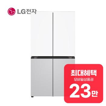 LG전자 디오스 매직스페이스 4도어 냉장고 870L T875MHR111 렌탈 60개월 월 82900원