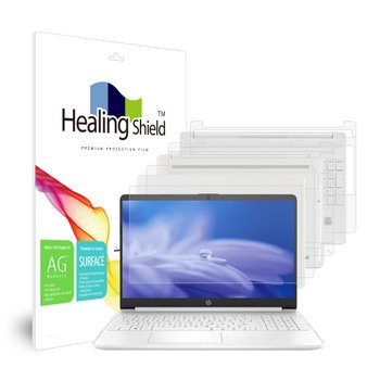 HP 15S-fq1007TU 저반사 지문방지 액정보호필름1매 외부3종 세트