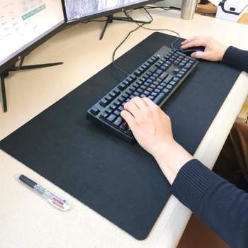 데스크 664QVO34 책상 장패드 블랙