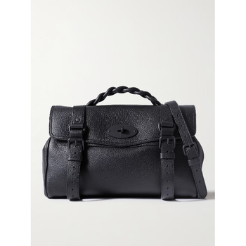 멀버리 Black Alexa Full Grain Leather Messenger Bag black One Size TP56998586