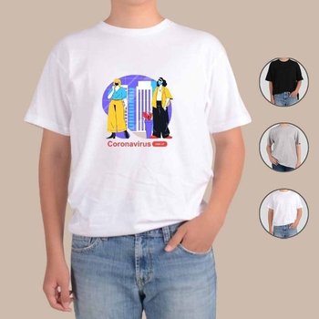 애쉬오트밀 반팔티 안전 예방 위생 의학 (WFG2QOE)