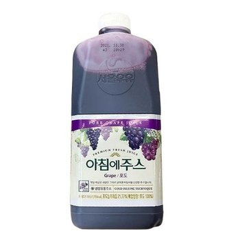 서울 아침에주스 포도 1800ml X 2개 b81213