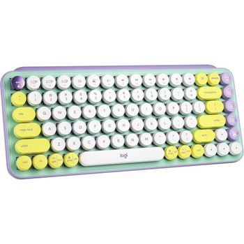 [해외] 독일 로지텍 popkeys 1825691 Logitech POP Keys Mechanical Wireless Keyboard with Customizab