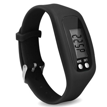 걸음수 다양한데이터 스포츠시계 만보기 손목 전자시계 블랙 (WFJ0YCD)