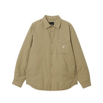 M 캉골긴팔티 CQK KRFC-SH70690BE 프리마로프트 셔츠 자켓 7069 베이지