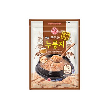 오뚜기 옛날 끓여먹는 누룽지 3kg 4개