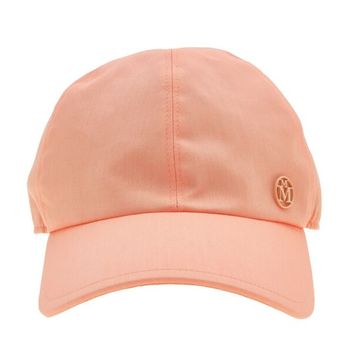 [해외] Maison Michel 우먼 레이디 오렌지 타이거 코튼 Cap Size 라지 2215064002-PEACH 231912