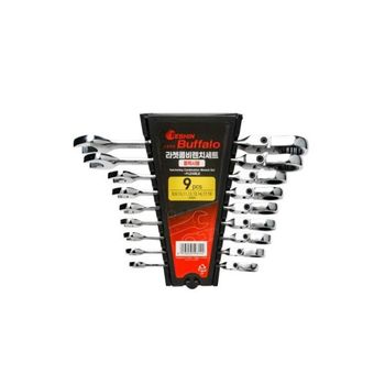 라쳇렌치 75315 플렉시블 라쳇콤비렌치세트 9PCS 수작업 깔깔이