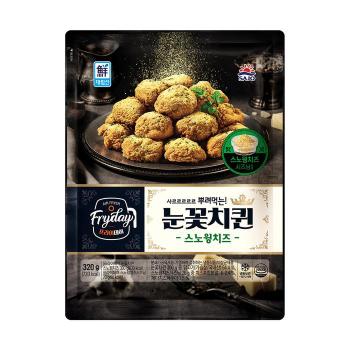 사조 대림선 Fryday 눈꽃 치퀸 스노윙치즈 320g x 6봉 냉동 치킨 (S37279285)