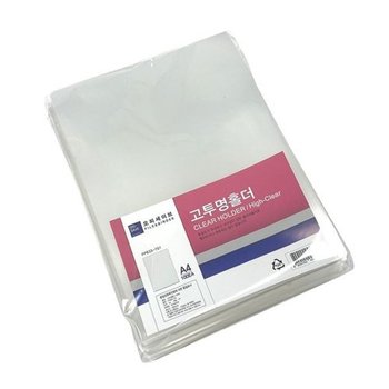 [VCM4KL32]문화 L홀더 고투명 833-7S1 100매입 A4