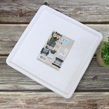 정사각 물받이 화분받침대 화분진열대 3.5호