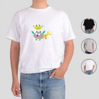 남자 반팔 티셔츠 몬스터 남녀 라운드티 어쩜좋아 이뻐요 반팔티