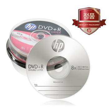 HP Media DVD R DL 10p 케익 케이스 공DVD DVDRW 공디브이디 디브이디