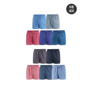 NEW패턴 스탠다드 코튼 박서 5매 세트_P421542307