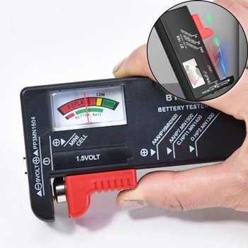 테스터 배터리 캐주얼 건전지 밧데리 필수템 체크 측 (WFH5MNK)