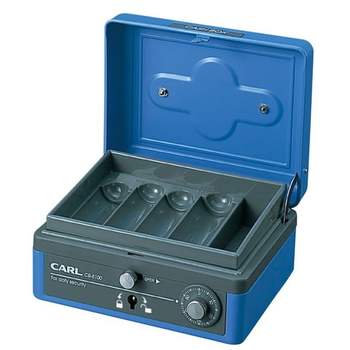 CARL 금고(미니) CB-8100(청) 금고 미니금고 CARL금고