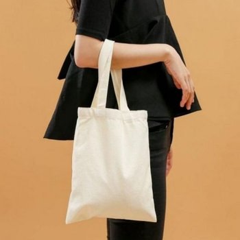 고품질 무지 나만의 캐주얼 에코백 보조가방 필수템 2p 26x30 (WFI0WIQ)