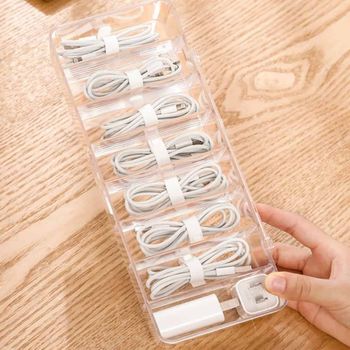 케이불타이 QF170513 충전기 정리함 정리수납함 화장대정리 데스크정리함