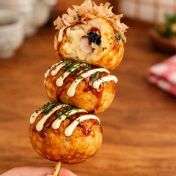 [잇츠모노] 큼지막한 문어살 타코야끼볼 1kg(50개) x 6봉
