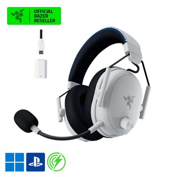 레이저코리아 블랙샤크 V3 화이트 BlackShark V3 Pro for PlayStation White 무선 게이밍 헤드셋