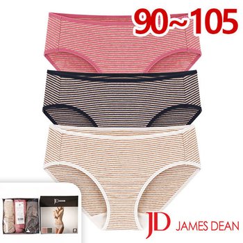 면스판 스트라이프삼각팬티3매입(JHWPSZ01)90-105