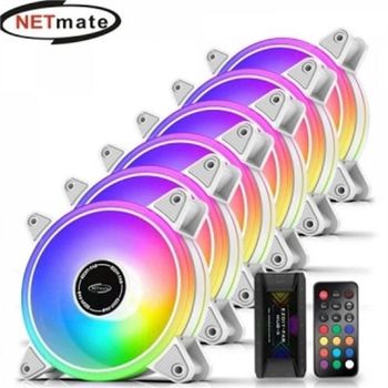 pc 쿨링 팬 시스템 쿨러 120mm 컴퓨터 데스크탑 냉각팬 튜닝 키트 컨트롤러 리모컨 케이스 포함