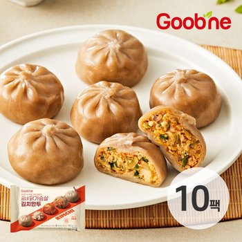 [G]굽네 닭가슴살 김치만두 10팩